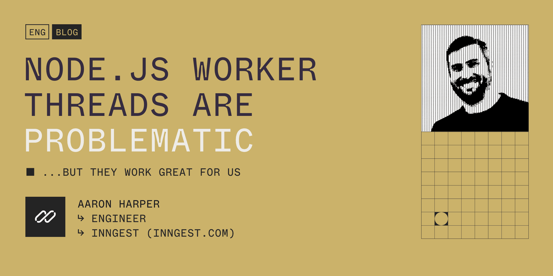 Featured image for Node.js worker threads are problematic, but they work great for us blog post