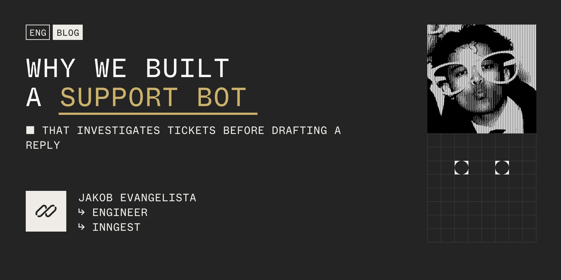 Featured image for Why we built a support bot that investigates tickets before drafting a reply blog post