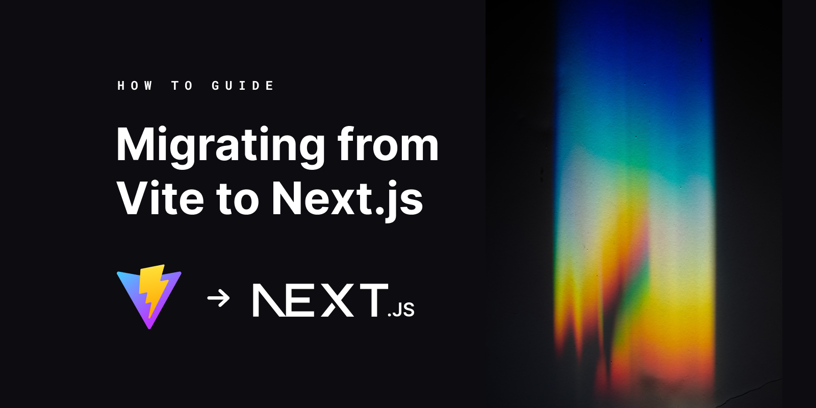 Featured image for Migrating from Vite to Next.js blog post