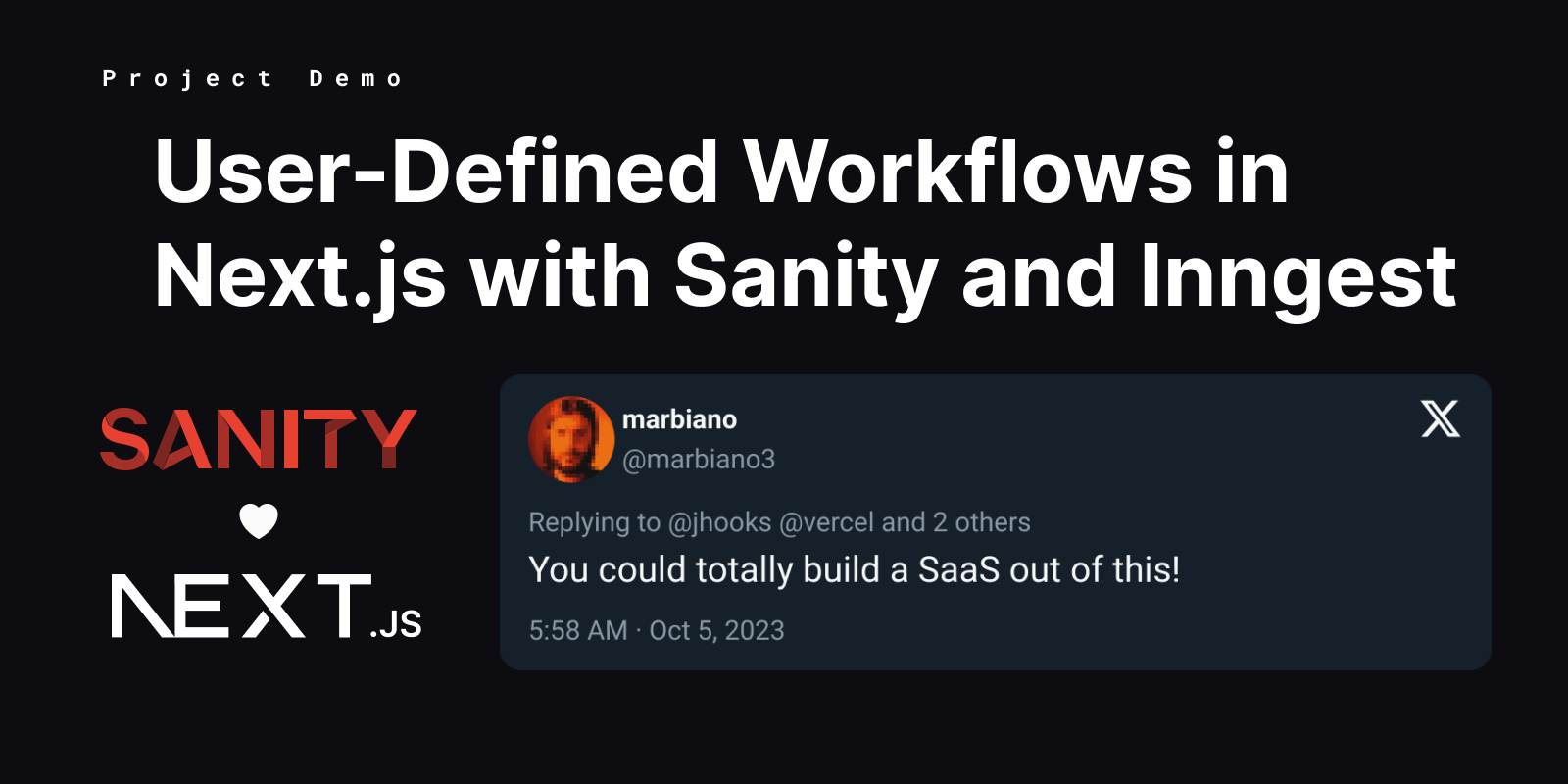 Featured image for User-Defined Workflows in Next.js with Sanity and Inngest blog post
