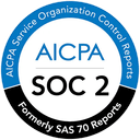 AICPA SOC 2 Type II compliance badge